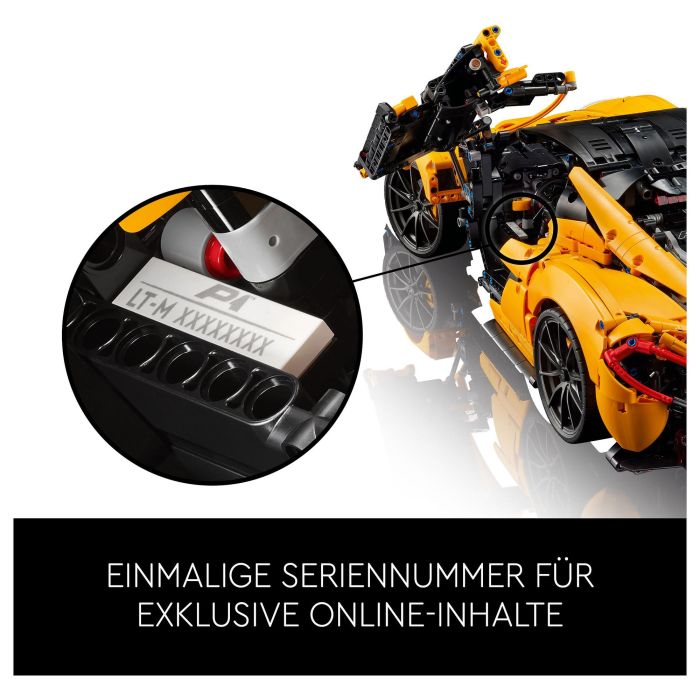 Lego 42172 McLaren P1 - Kit de Modelo de Hiperdeportivo para Adultos Entusiastas de Vehículos 31