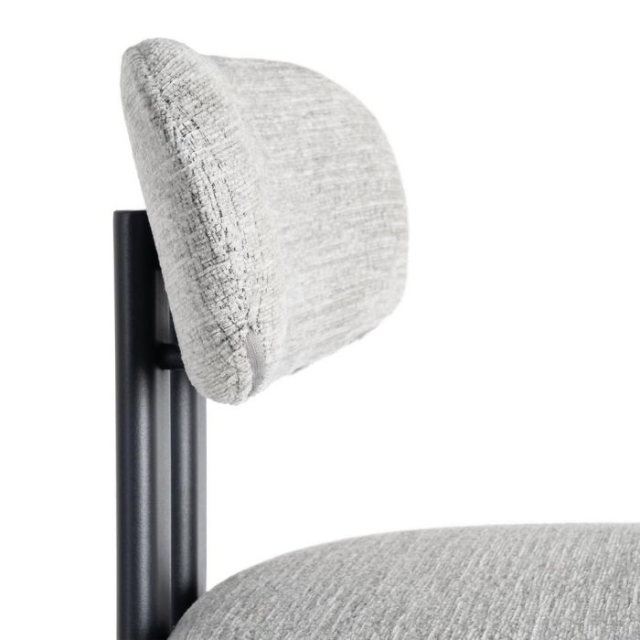 Taburete 75 cm Gris Tejido-Metal 50 X 47 X 109 cm