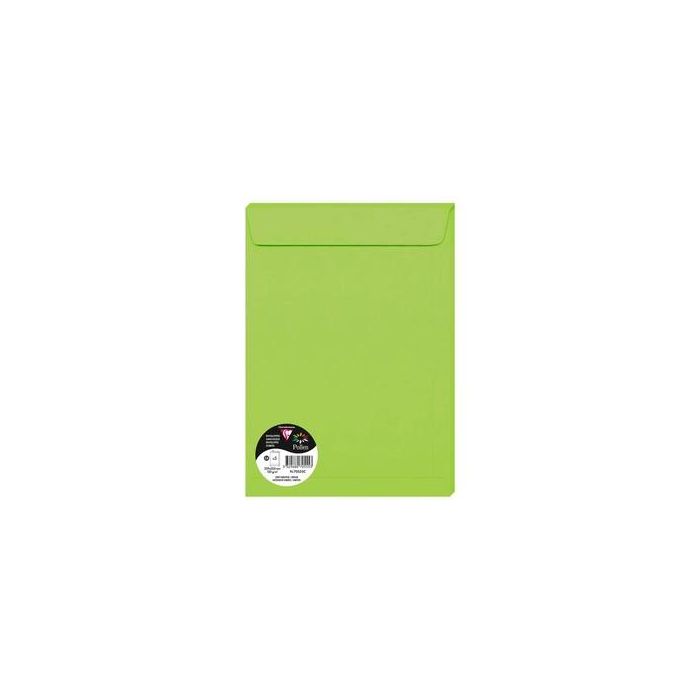Sobre-Bolsa Clairefontaine Pollen 229X324 120G Verde Menta Paquete De 5