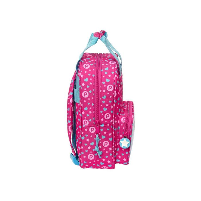 Mochila Escolar Pinypon Azul Rosa 20 x 28 x 8 cm 2