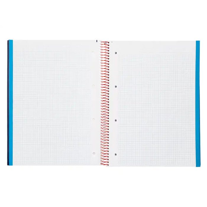 Liderpapel Cuaderno Espiral A4 Micro Jolly Tapa Forrada 140 Hojas 75gr Cuadro 5mm 5 Bandas Color Azul 5 Liderpapel Cuaderno Espiral A4 Micro Jolly Tapa Forrada 140 Hojas 75gr Cuadro 5mm 5 Bandas Color Azul 5