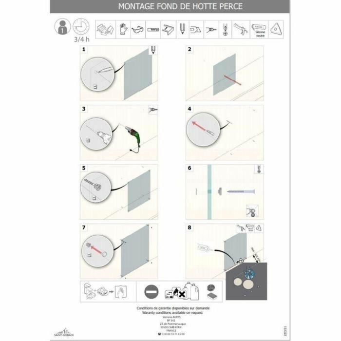 Capucha Saint Gobain Cristal Claro Inferior 70X60 5