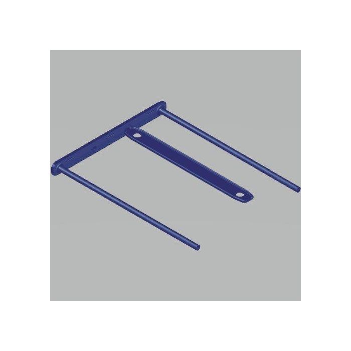Fastener Fellowes Plastico D-Clip Azul 100Mm (Caja De 100)