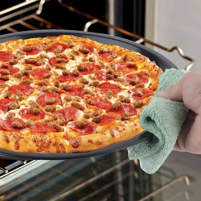 Molde para pizza Quttin 33.5x1 cm color gris oscuro (12 Unidades) 2 Molde para pizza Quttin 33.5x1 cm color gris oscuro (12 Unidades) 2