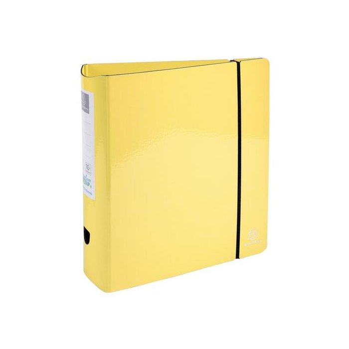 Archivador Palanca Exacompta Prem Touch Aquarel Carton Forrado A4 80Mm Redondo Amarillo