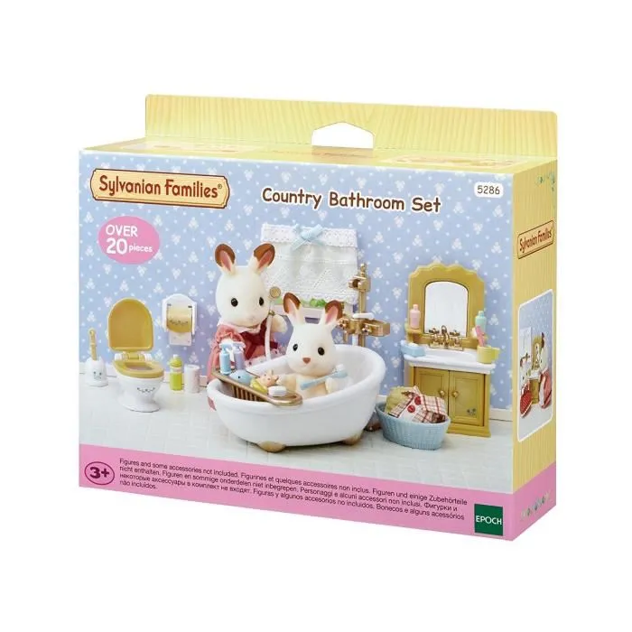 Sylvanian Families 5286 Baño Set con todo lo necesario para amueblar el baño 2 Sylvanian Families 5286 Baño Set con todo lo necesario para amueblar el baño 2