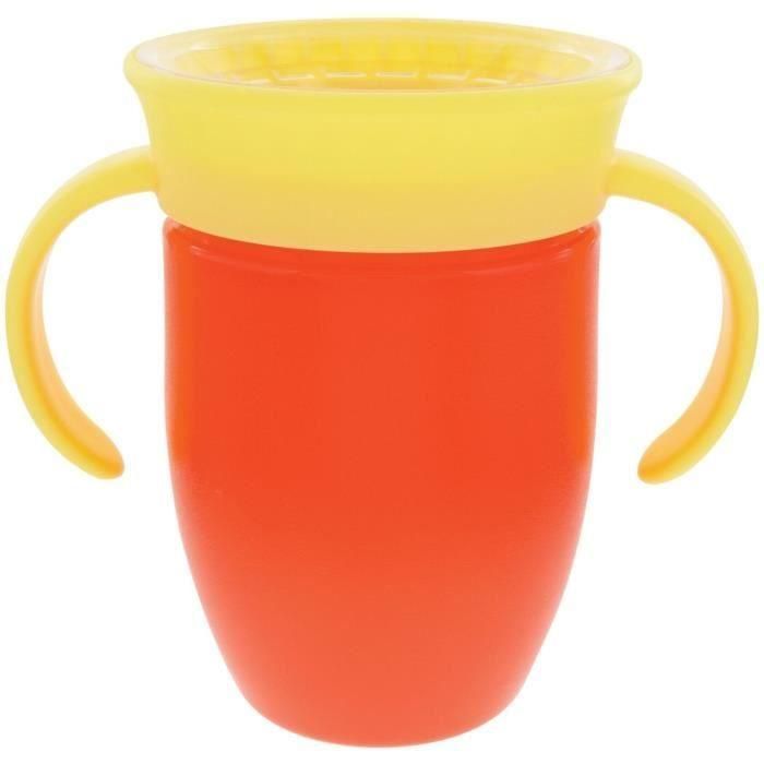 Nuby NUB0048526893249 Juego de 2 tazas 360° con asas para niñas 1