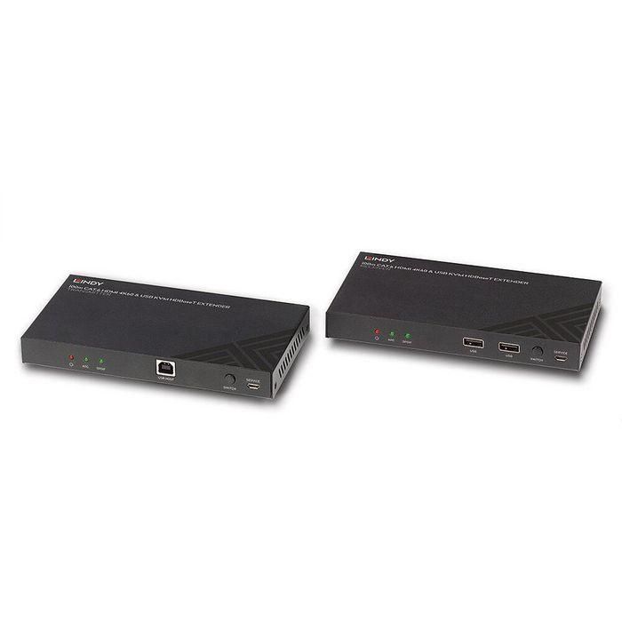 Lindy 100m Cat.6 HDMI 4K60, Audio, IR and RS-232 HDBaseT KVM Extender 3 Lindy 100m Cat.6 HDMI 4K60, Audio, IR and RS-232 HDBaseT KVM Extender 3