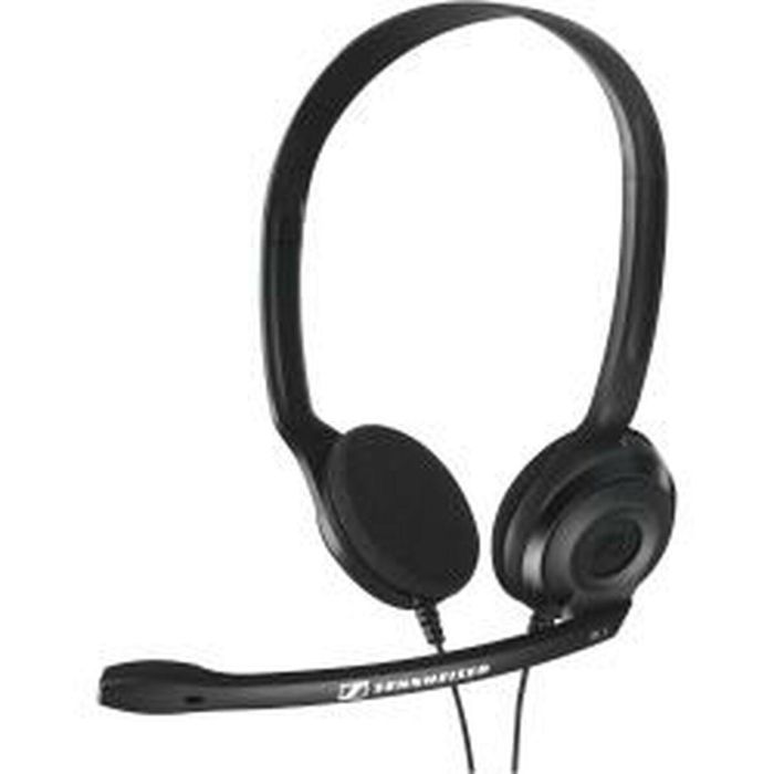 Auriculares con Micrófono Sennheiser Pc 3 Chat Negro Auriculares con Micrófono Sennheiser Pc 3 Chat Negro