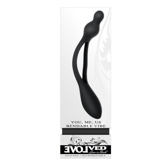 Vibrador para Parejas Evolved Negro 4 Vibrador para Parejas Evolved Negro 4