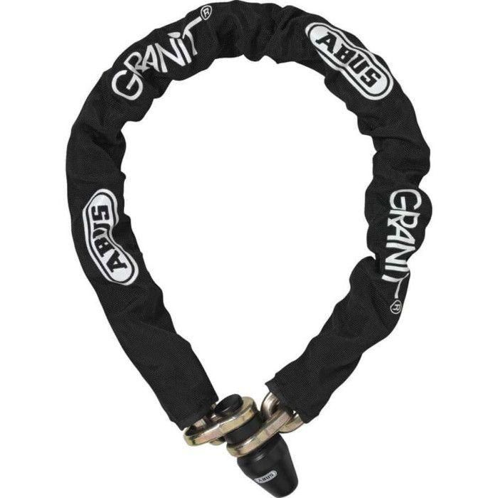 Abus 1480/180 Candado de Cadena de Una Sola Pieza Eslabones 14mm Funda de Tela Cierre Directo Cilindro Xplus 2 Llaves