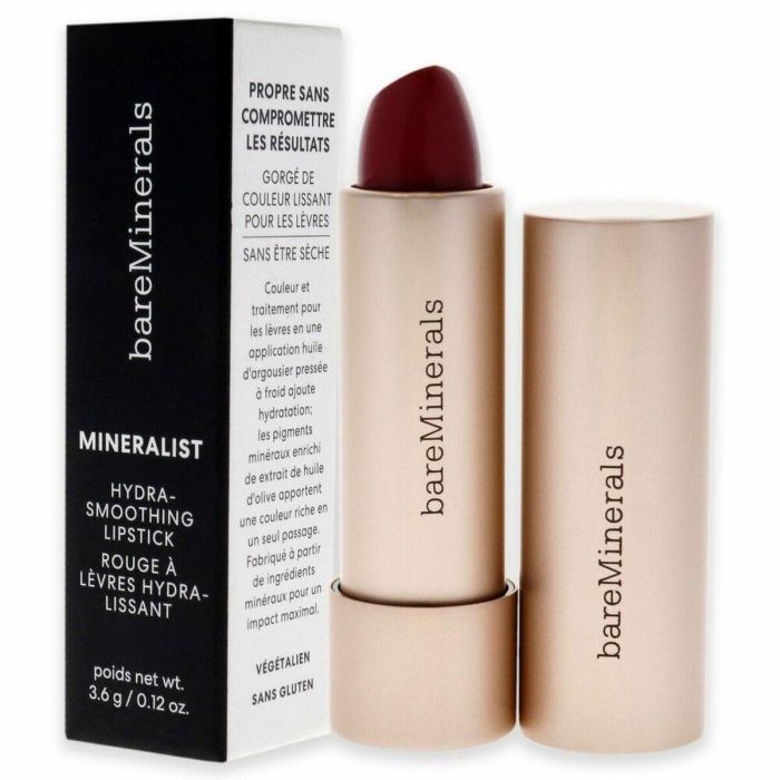 bareMinerals MINERALIST Hydra-Smoothing Pintalabios #fortitude | Vegano, Hidratante, Acabado Satinado, Fórmula Limpia 3.6g