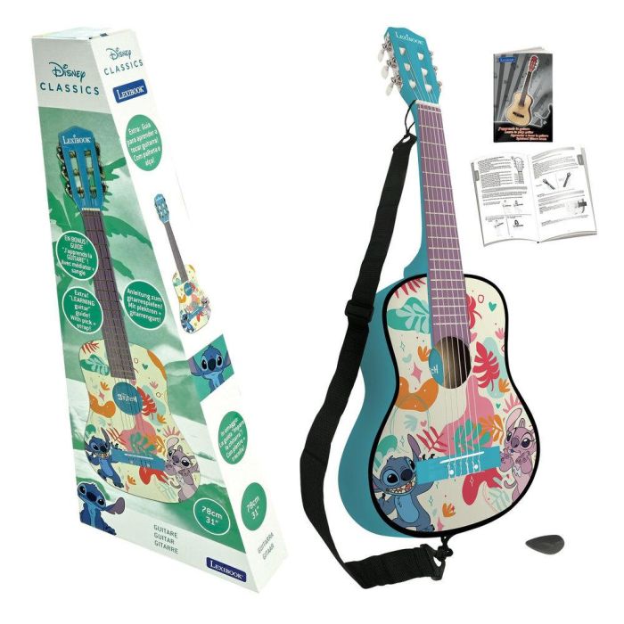 Guitarra Stitch Disney madera 1