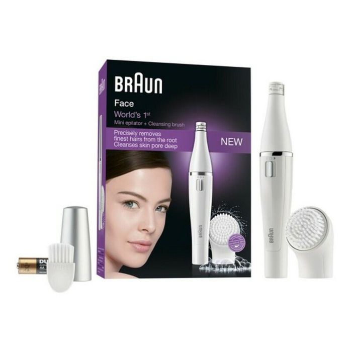 Limpiador-Depilador Facial Eléctrico Braun Face 810 3
