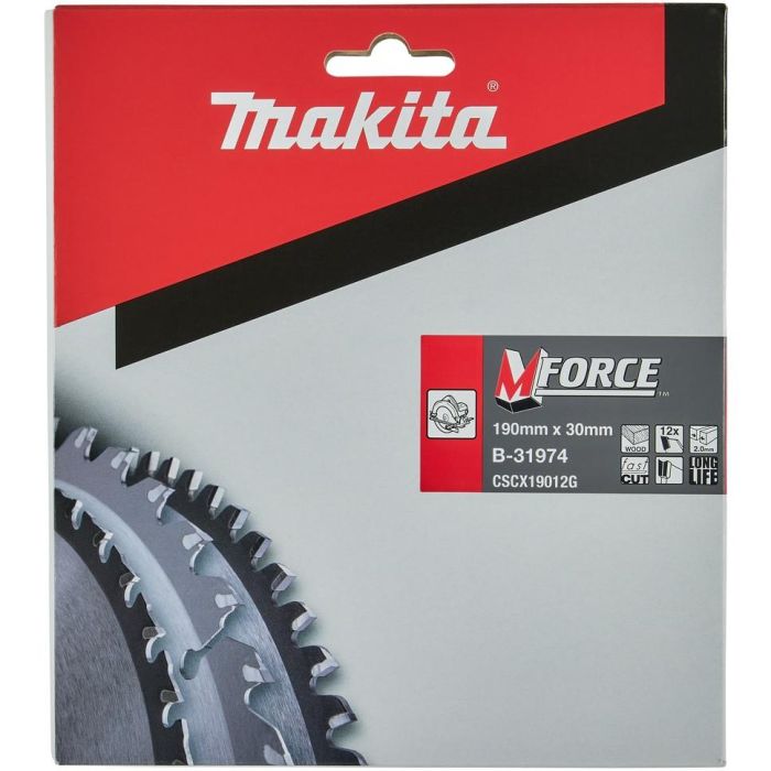 Makita M-FORCE Sägeblatt 190x30x12Z 1