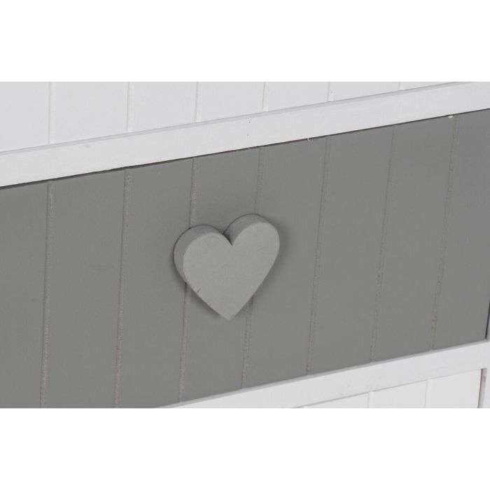 Cajonera DKD Home Decor Blanco Gris 29 x 58 x 40 cm 1 Cajonera DKD Home Decor Blanco Gris 29 x 58 x 40 cm 1