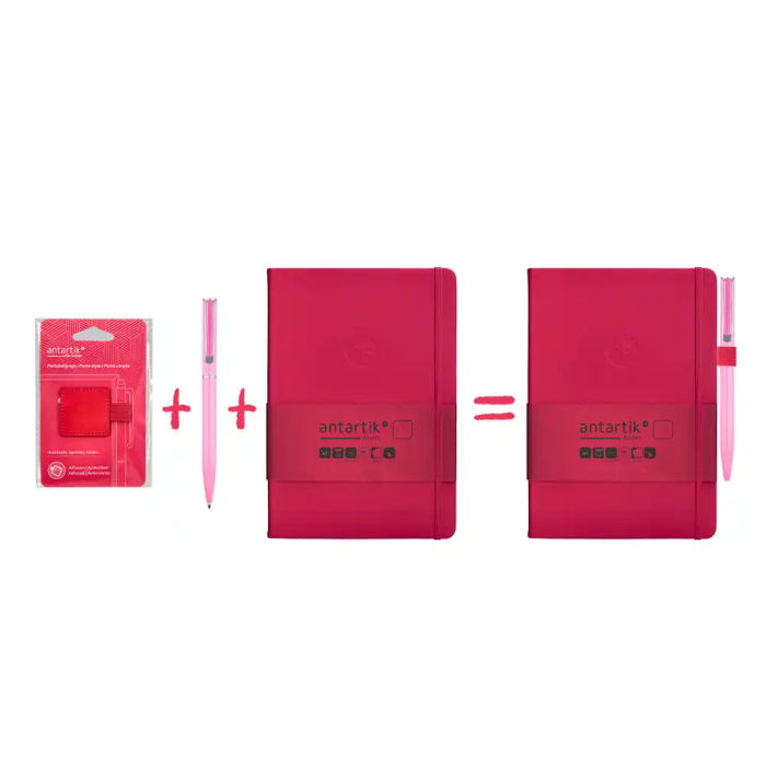 Antartik Portabolígrafos Autoadhesivo para Cuaderno Note con Elástico hasta 15 mm, Fucsia, 40x40 mm 10 Antartik Portabolígrafos Autoadhesivo para Cuaderno Note con Elástico hasta 15 mm, Fucsia, 40x40 mm 10