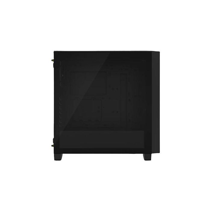 Corsair CC-9011251-WW 3000D Torre Media ATX, Panel de Vidrio Templado Negro con Iluminación RGB Multicolor, para Juegos y Montaje de PC