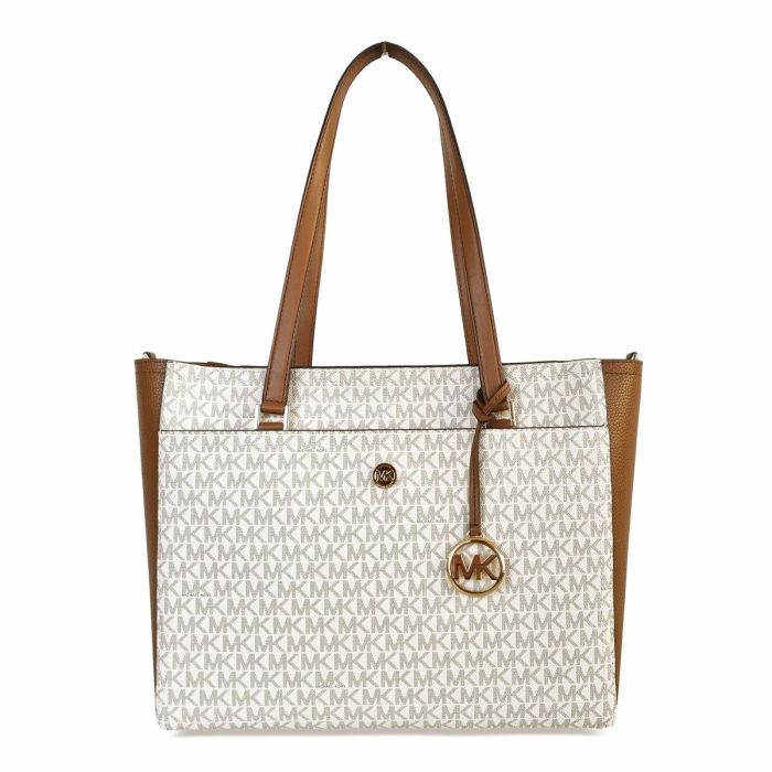 Bolso Mujer Michael Kors 35T1G5MT7B-VANILLA 42 x 27 x 16 cm Bolso Mujer Michael Kors 35T1G5MT7B-VANILLA 42 x 27 x 16 cm