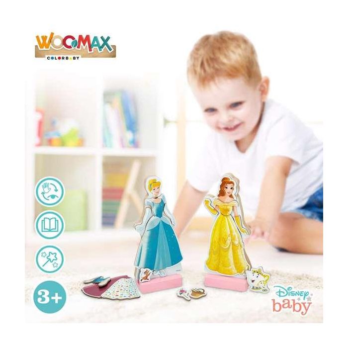 Encajable de madera vestidos disney princesa 32x28 cm 6 Encajable de madera vestidos disney princesa 32x28 cm 6