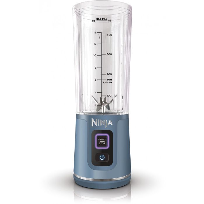 Ninja BC151EUNV Batidora de Vaso Individual para Smoothies 530ml Azul - Portátil, Recargable USB-C para Fruta Congelada y Hielo 2 Ninja BC151EUNV Batidora de Vaso Individual para Smoothies 530ml Azul - Portátil, Recargable USB-C para Fruta Congelada y Hielo 2