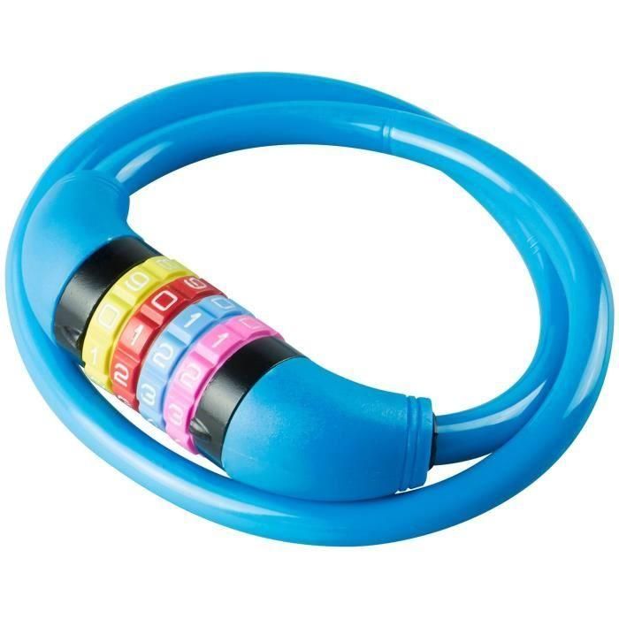 Candado para bicicleta para niños - BURG WACHTER - 210 C 65 KIDS - Color, código, 65 cm, acero 10 mm 4