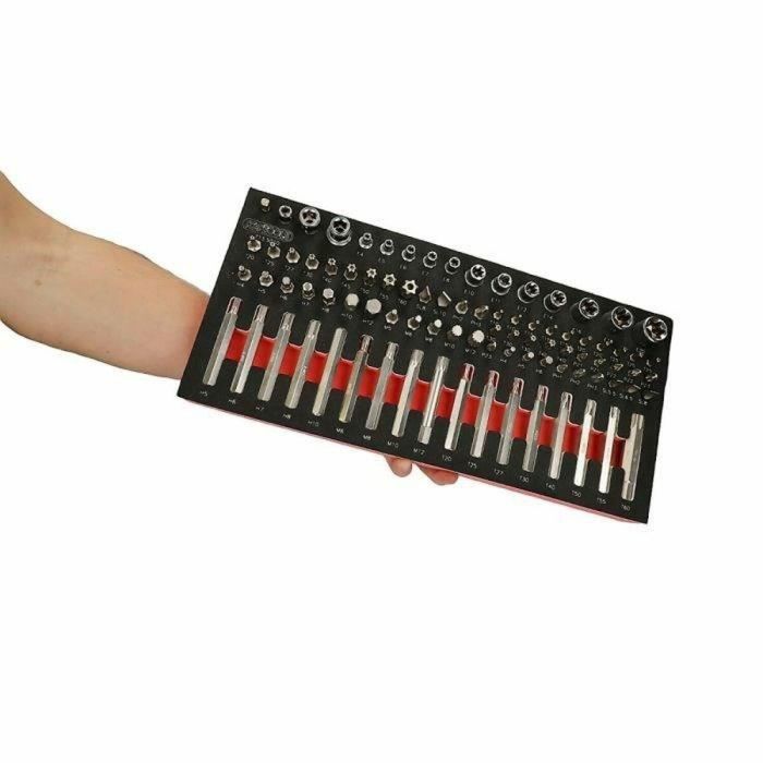 Ks Tools 713.5010 Módulo de puntas y vasos para destornillador Torx - 88 piezas 2