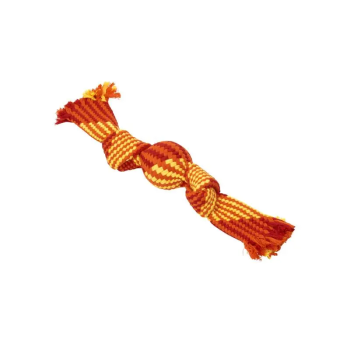 Buster Squeak Rope Con Sonido+Pelota Naranja L 40 cm