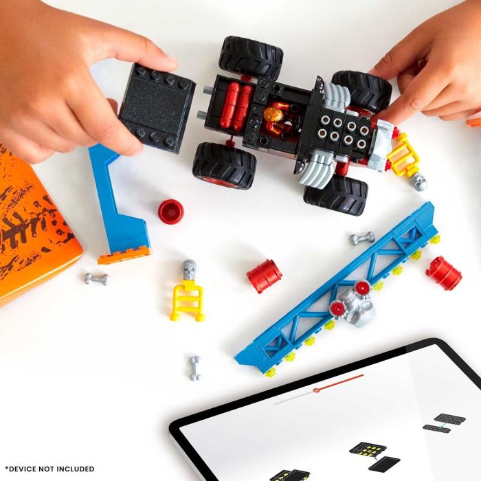 Mega Bloks Mega Construx Monster Trucks Pista Bone Shaker HKF87 Set de Construcción con Accesorios para +5 Años 1 Mega Bloks Mega Construx Monster Trucks Pista Bone Shaker HKF87 Set de Construcción con Accesorios para +5 Años 1