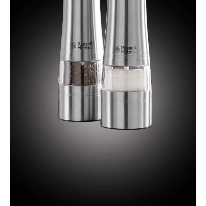 Russell Hobbs 23460-56 Molinillos de Sal y Pimienta Classics - Elegante y Ajustable 4