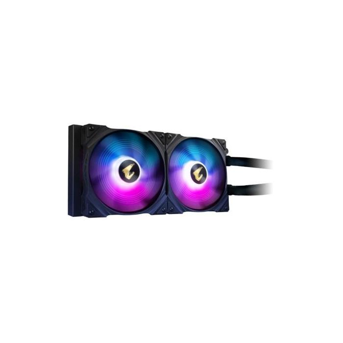 Gigabyte AORUS WATERFORCE X 280 - Cooler Líquido All-in-one con Pantalla LCD Circular - Negro