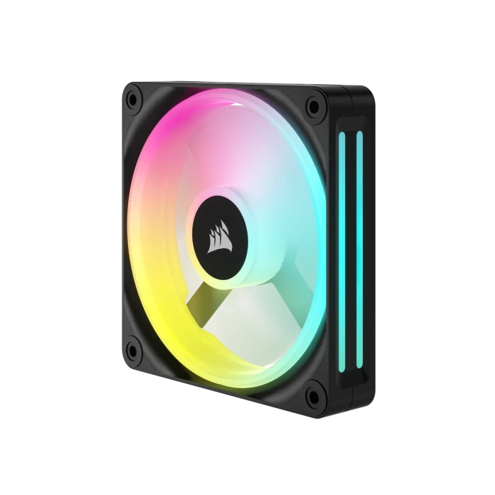 Corsair CO-9051001-WW Ventilador para Carcasa de Ordenador de 12 cm, Negro y Blanco 2