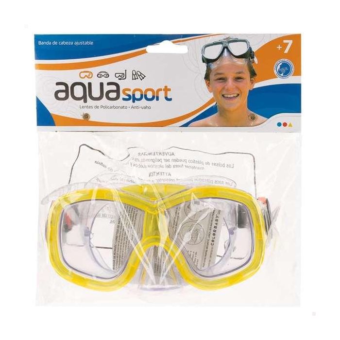 Gafa buceo policarbonato antivaho 19,5x7x20,5 cm (+ 7 años) - modelos surtidos 1 Gafa buceo policarbonato antivaho 19,5x7x20,5 cm (+ 7 años) - modelos surtidos 1