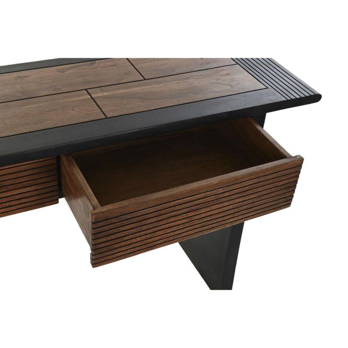 Consola DKD Home Decor Marrón oscuro Acacia 140 x 40 x 76 cm 1