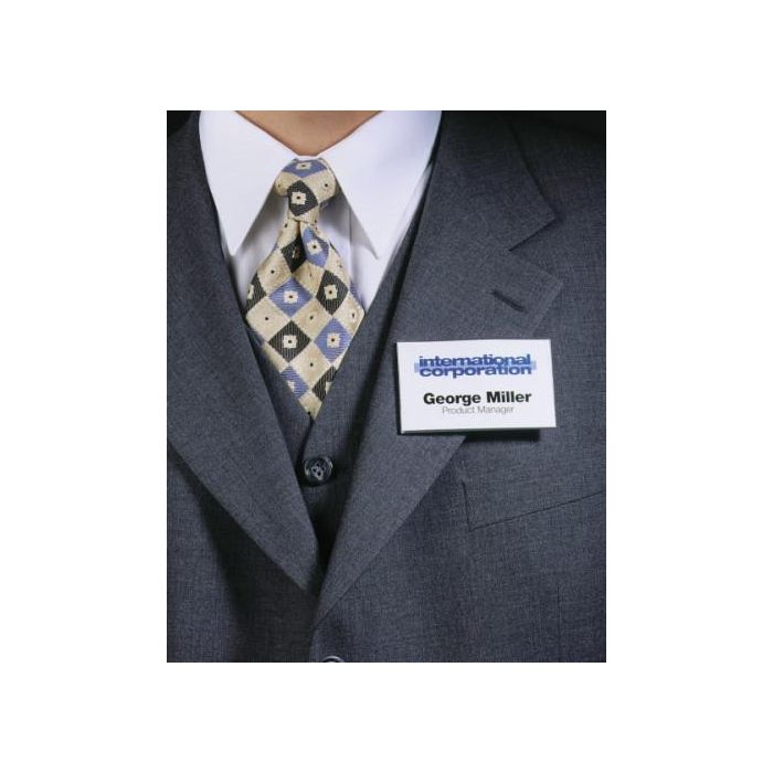 Durable 8117-19 Caja de 25 Identificadores Magnéticos PVC 54x90mm 3