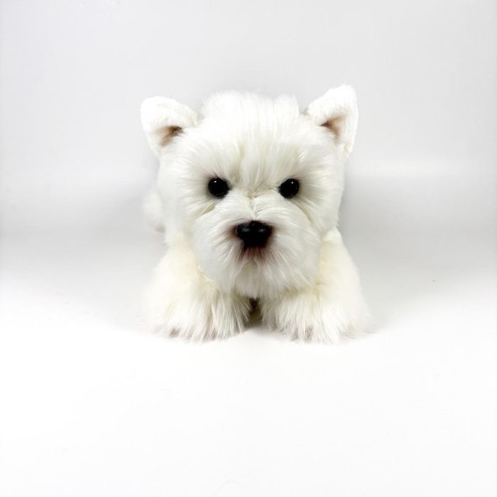 Peluche Terrier Blanco Tumbado 25Cm 939D00291 Bocalan 2 Peluche Terrier Blanco Tumbado 25Cm 939D00291 Bocalan 2