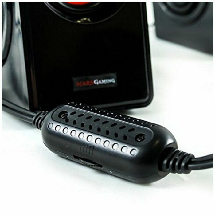 Mars Gaming MS1 Altavoces Gaming Compactos 2.0 con 10W, 6 Drivers (4 Pasivos) y Conexión USB/Jack 3.5mm, Rojo/Negro 2 Mars Gaming MS1 Altavoces Gaming Compactos 2.0 con 10W, 6 Drivers (4 Pasivos) y Conexión USB/Jack 3.5mm, Rojo/Negro 2