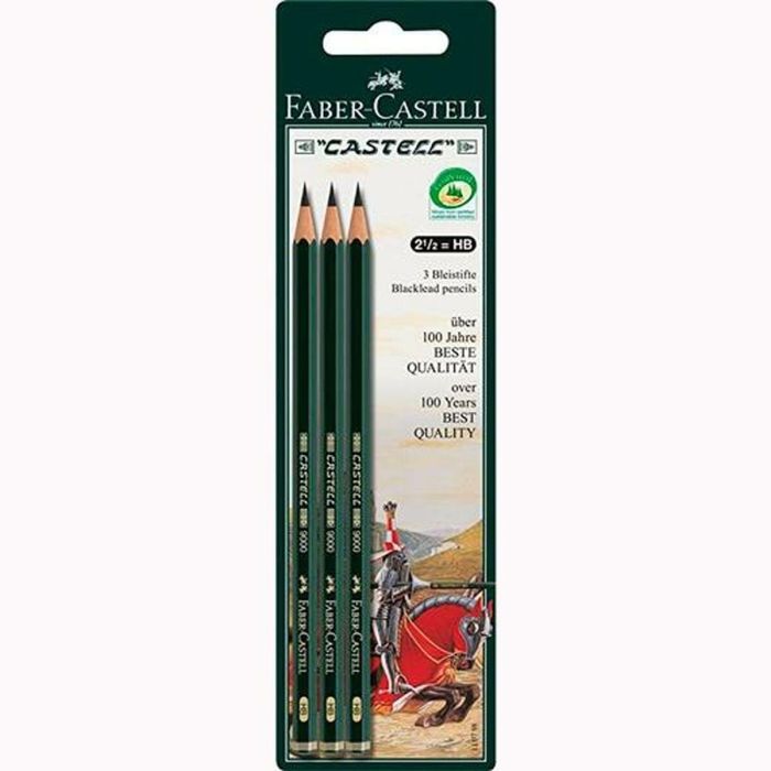 Set de Lápices Faber-Castell Hexagonal HB (10 Unidades) 1 Set de Lápices Faber-Castell Hexagonal HB (10 Unidades) 1
