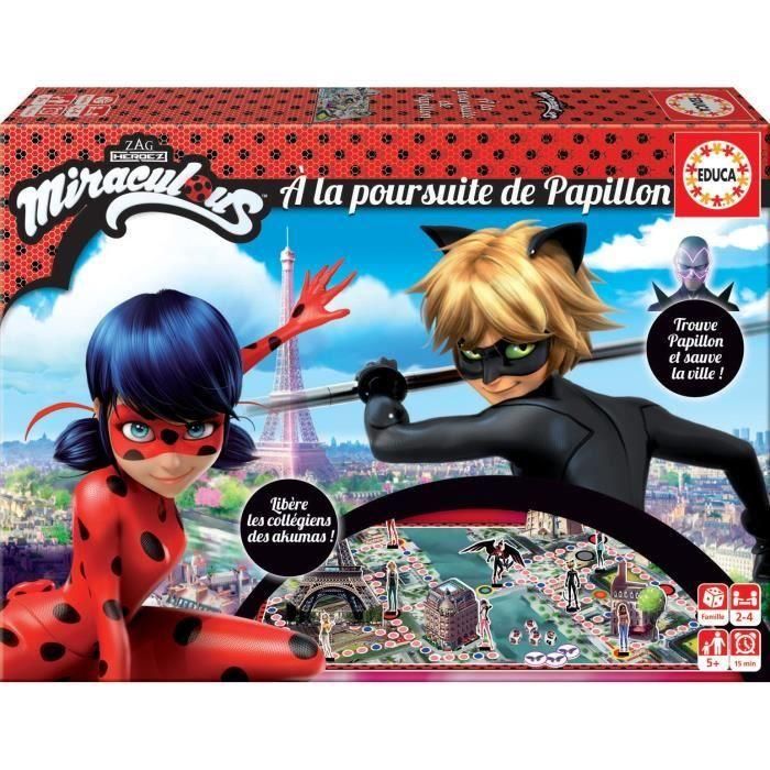 MILAGROSO Juego de mesa Ladybug: A La Poursuite De Papillon MILAGROSO Juego de mesa Ladybug: A La Poursuite De Papillon