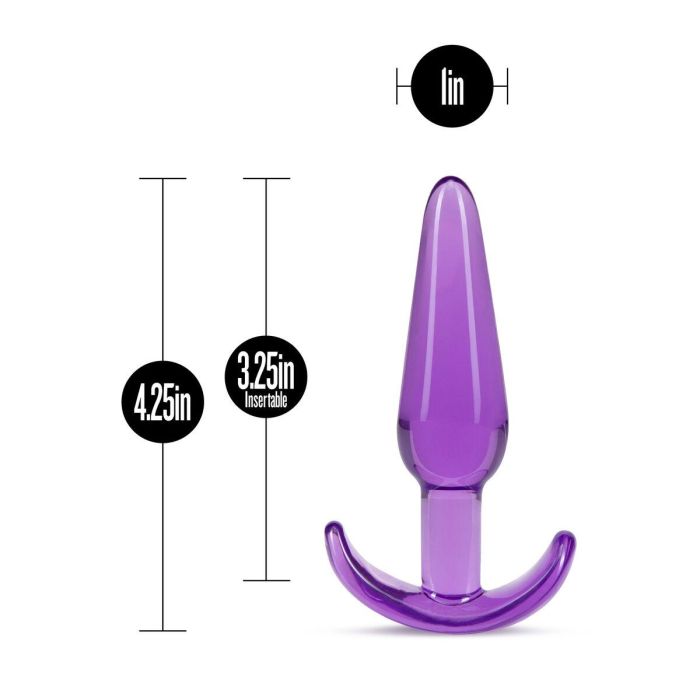 Plug Anal Blush B yours Morado (7,6 cm) 5 Plug Anal Blush B yours Morado (7,6 cm) 5