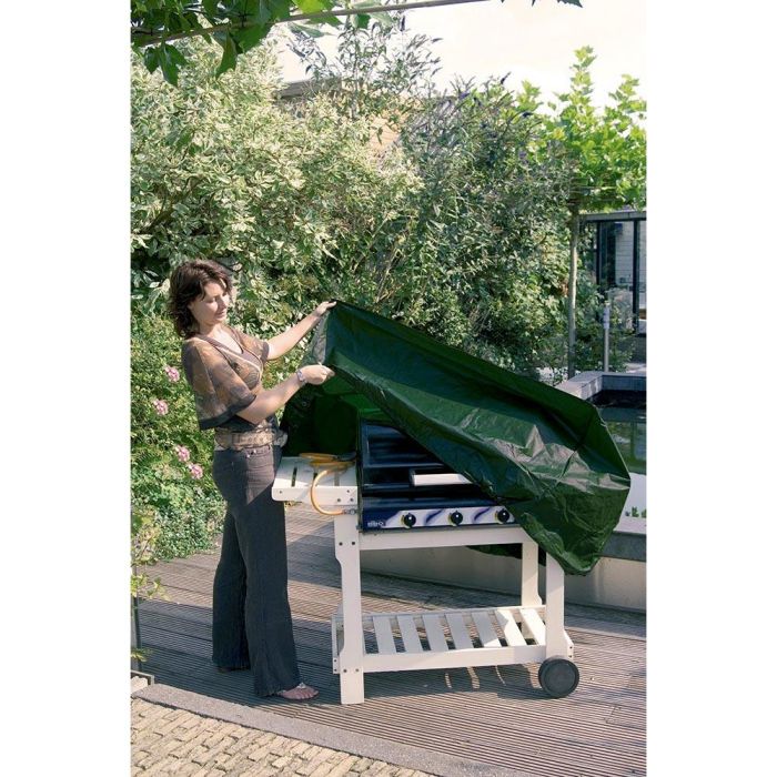 Altadex Funda protectora para barbacoas 103x58x58cm, poliéster 240g/m², impermeable y transpirable, verde 7 Altadex Funda protectora para barbacoas 103x58x58cm, poliéster 240g/m², impermeable y transpirable, verde 7