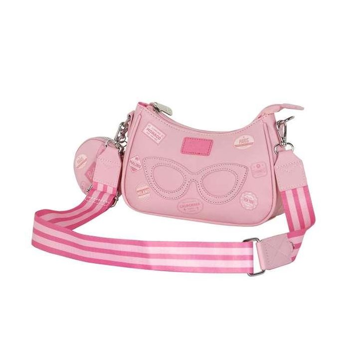 Karactermania Bolso Barbie Fancy 2.0 Travel Bolso de Hombro 8x21x5,5 cm Rosa PVC para Niñas 1 Karactermania Bolso Barbie Fancy 2.0 Travel Bolso de Hombro 8x21x5,5 cm Rosa PVC para Niñas 1