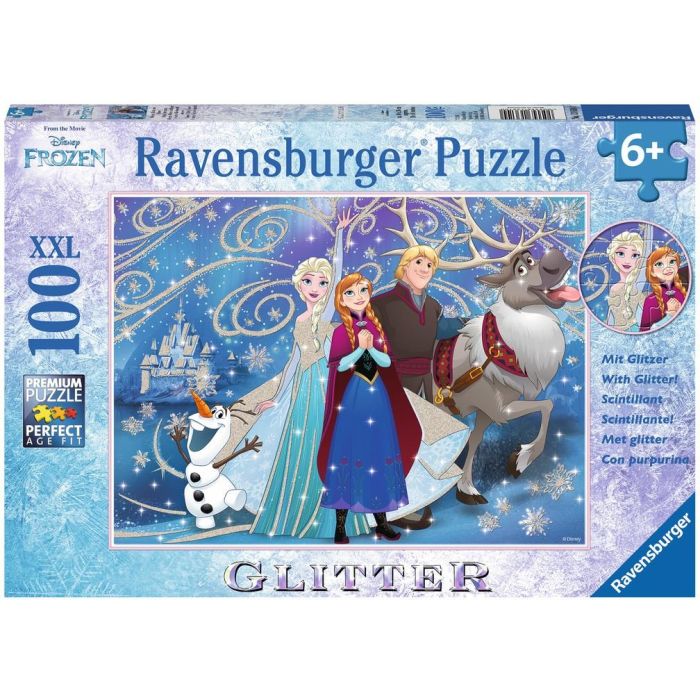 Ravensburger Frozen Glitzernder Schnee 100 Teile XXL 0 Ravensburger Frozen Glitzernder Schnee 100 Teile XXL 0
