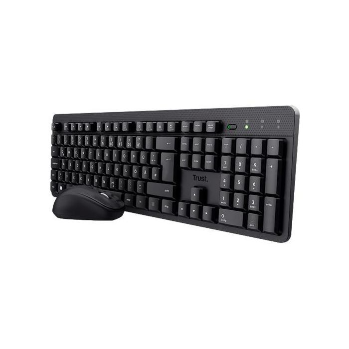 Trust Combo Teclado + Ratón Tkm-360 Inalámbrico 1000Ppp Silencioso Negro Trust Combo Teclado + Ratón Tkm-360 Inalámbrico 1000Ppp Silencioso Negro