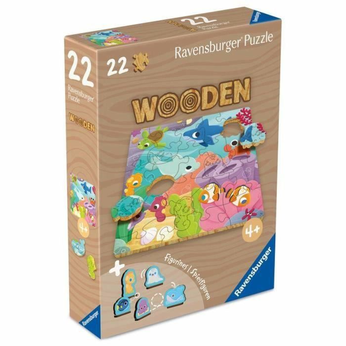 Ravensburger RAV12004081 Mundo submarino - Rompecabezas de madera 1 Ravensburger RAV12004081 Mundo submarino - Rompecabezas de madera 1