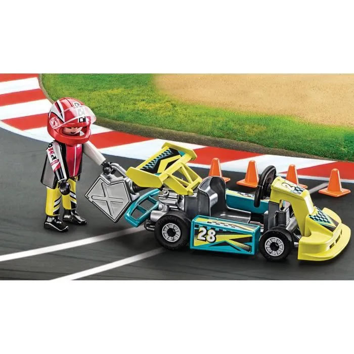 Playmobil 9322 Maleta de Piloto de Karting - Accesorios para Niños 1