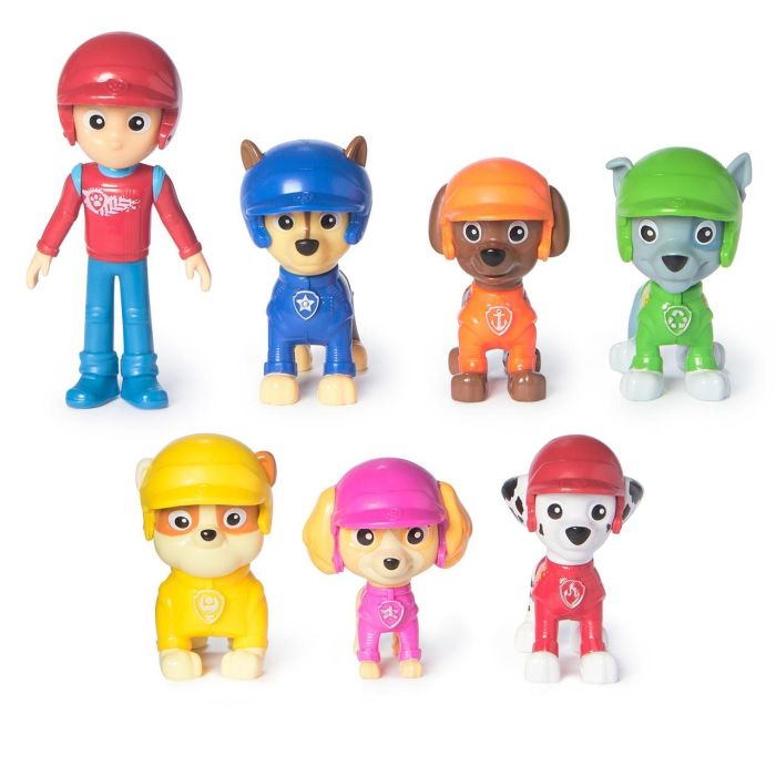Spin Master SPI681147024830 Multipack de 7 Figuras Ruedas de Rescate Paw Patrol 2