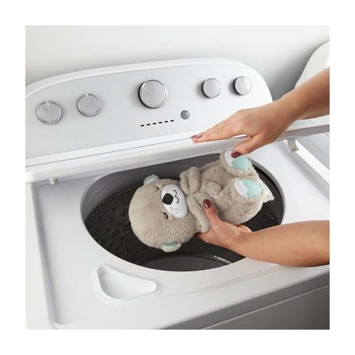 Mattel Peluche Nutria Relajación Hora de Dormir, Sonidos Relajantes y Movimiento Barriga para Bebés desde 1 Mes, Pilas AA Incluidas 6