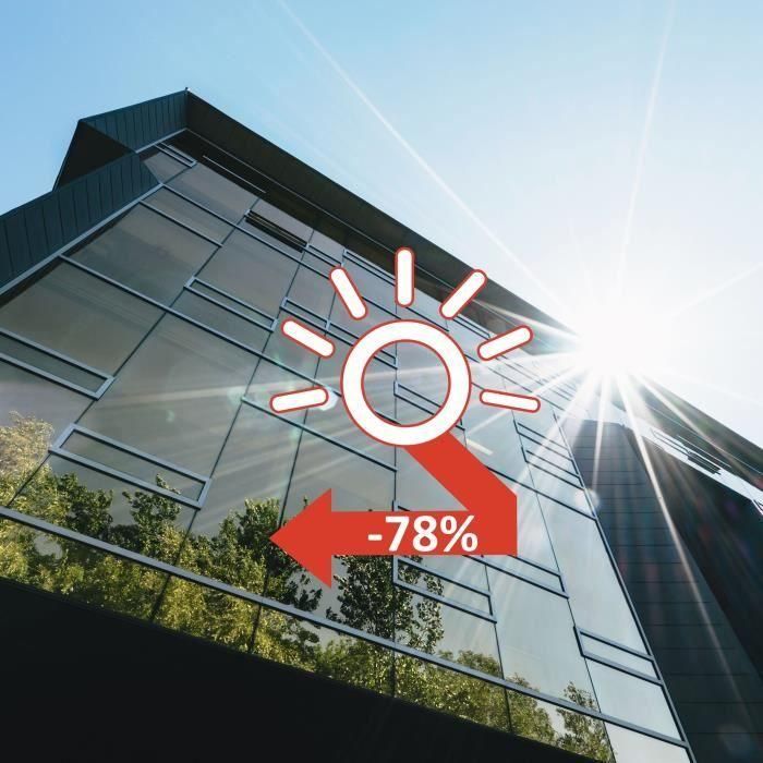 Película Adhesiva para Ventanas - EASY PROTEC - 100 x 90 cm - Anti Calor 4