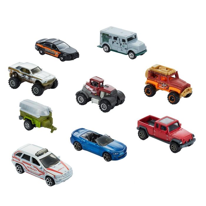 Pack 9 Vehiculos Matchbox X7111 Mattel 1